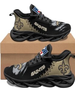 New Orleans Saints Sneakers 3D Max Soul Shoes