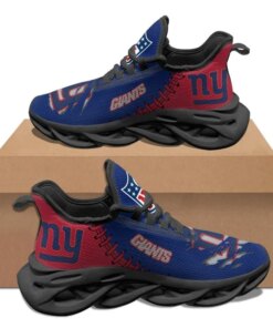 New York Giants Sneakers 3D Max Soul Shoes