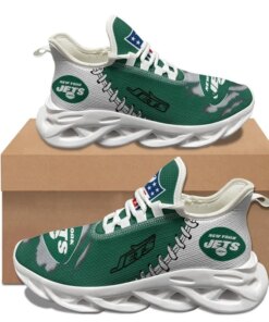 New York Jets Sneakers 3D Max Soul Shoes