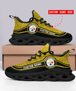 Pittsburgh Steelers Personalized Yezy Running Sneakers SPD339