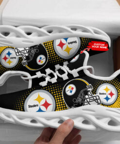 Pittsburgh Steelers Personalized Yezy Running Sneakers SPD465