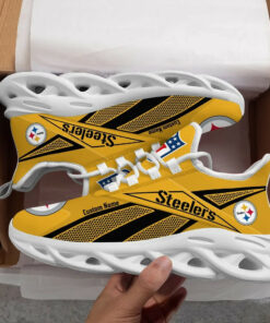 Pittsburgh Steelers Personalized Yezy Running Sneakers SPD539