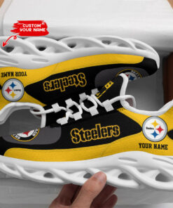 Pittsburgh Steelers Personalized Yezy Running Sneakers SPD634