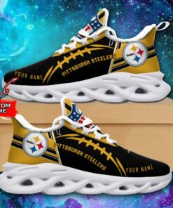 Pittsburgh Steelers Personalized Yezy Running Sneakers SPD745