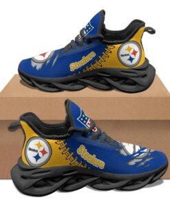 Pittsburgh Steelers Sneakers 3D Max Soul Shoes