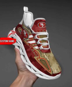 San Francisco 49ers Personalized Yezy Running Sneakers BB259