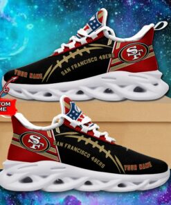 San Francisco 49ers Personalized Yezy Running Sneakers SPD746