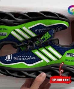 Seattle Seahawks Personalized Yezy Running Sneakers 135