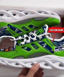 Seattle Seahawks Personalized Yezy Running Sneakers 202