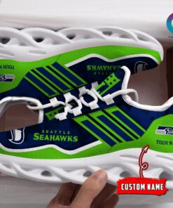 Seattle Seahawks Personalized Yezy Running Sneakers BG305