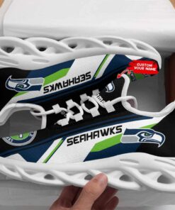 Seattle Seahawks Personalized Yezy Running Sneakers SPD472