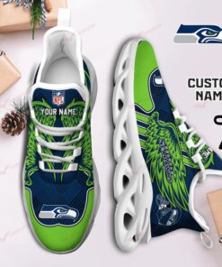 Seattle Seahawks Personalized Yezy Running Sneakers SPD712