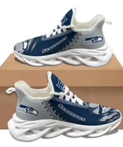 Seattle Seahawks Sneakers 3D Max Soul Shoes