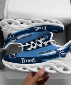 Tennessee Titans Personalized Yezy Running Sneakers SPDMS814